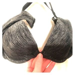 Carrie Amber Intimates Black/Grey Bra 34B